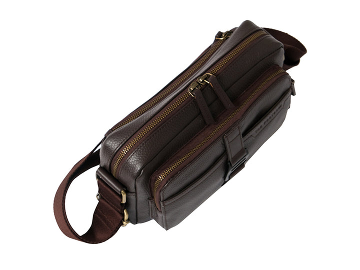 Osaka Cross Body Sling - Dark Tan / Nappa Leather