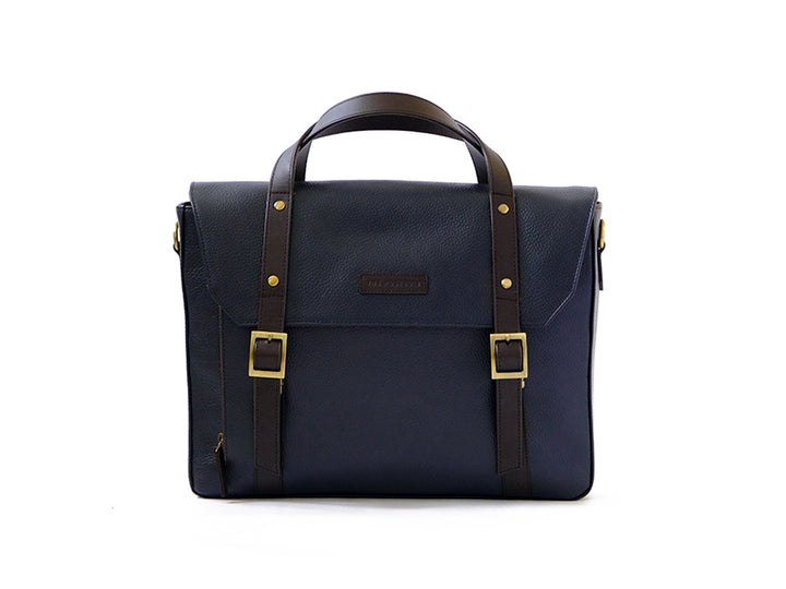 Covent Messenger - Blue & Dark Tan
