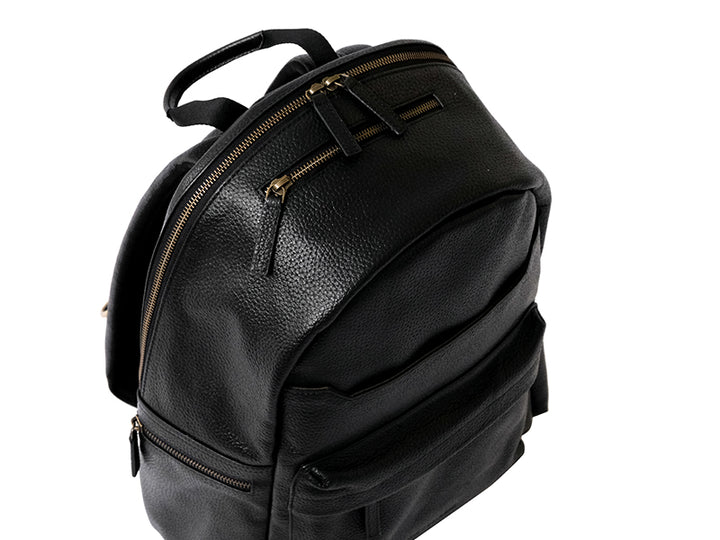 Pondi Backpack - Black Nappa Leather