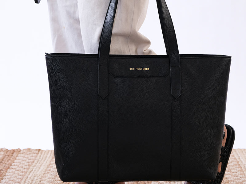 CECE - Leather Work Tote / Black