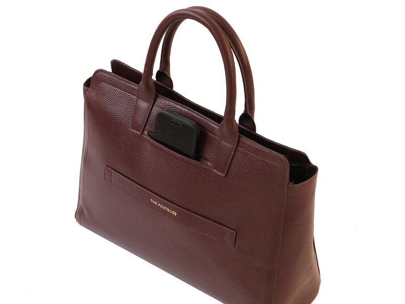 Hyde Work Bag / Burgundy