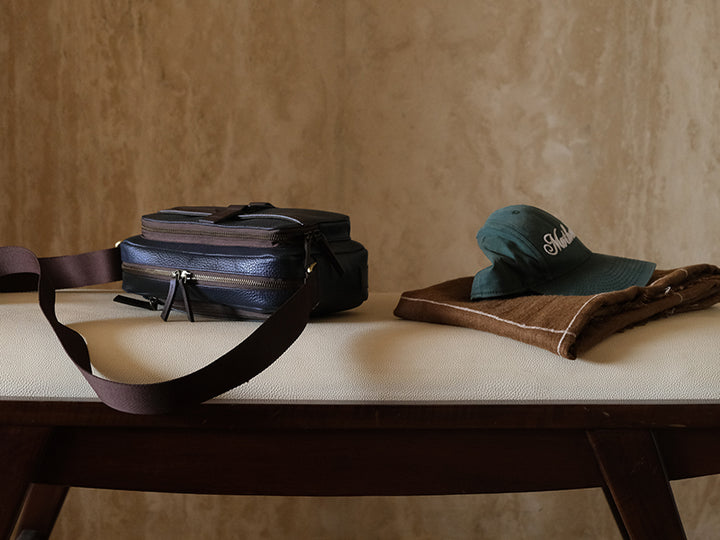 Osaka Cross Body Sling - Deep Sea Blue / Nappa Leather