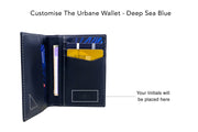 Urbane - Vertical Bifold Pull Tab Wallet - Deep Sea Blue
