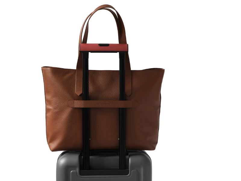 CECE - Leather Work Tote / Classic Tan