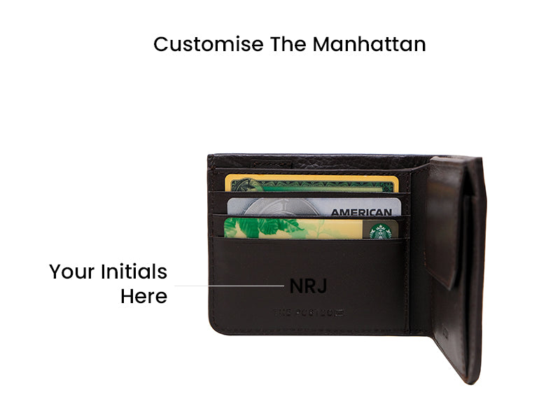 Manhattan Bifold Wallet - Dark Tan