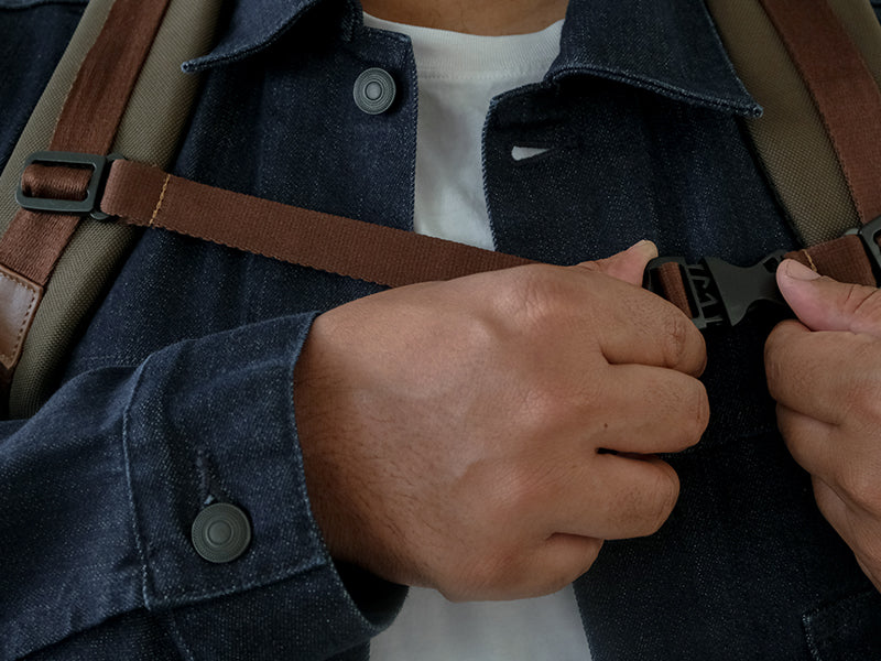 Reine Rolltop Backpack - Forest Green