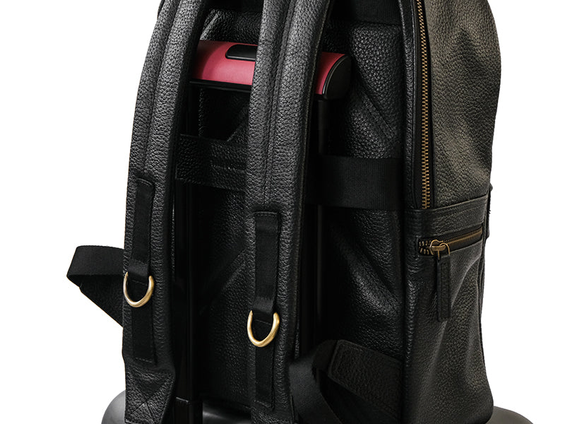 Pondi Backpack - Black Nappa Leather