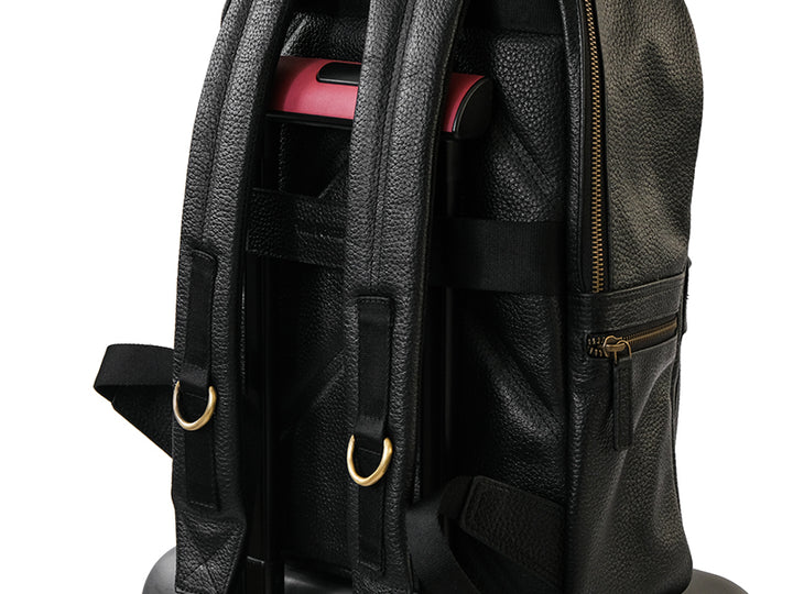 Pondi Backpack - Black Nappa Leather