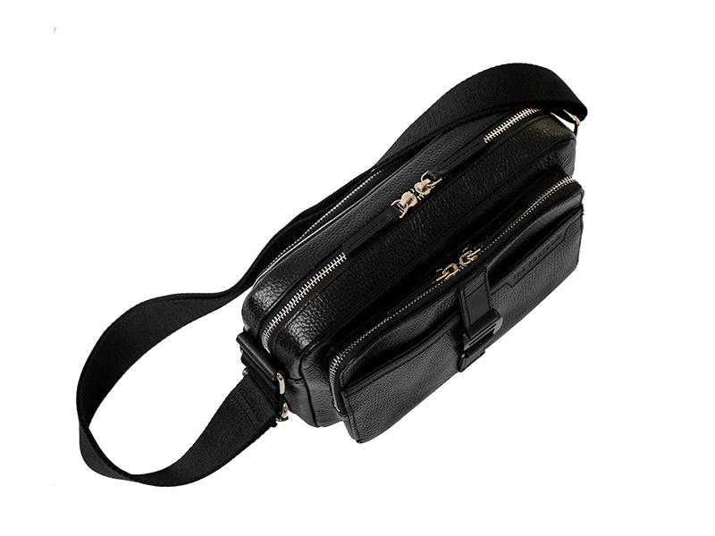 Osaka Cross Body Sling - Black / Nappa Leather