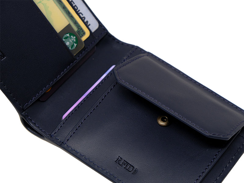 Manhattan Bifold Wallet - Deep Sea Blue