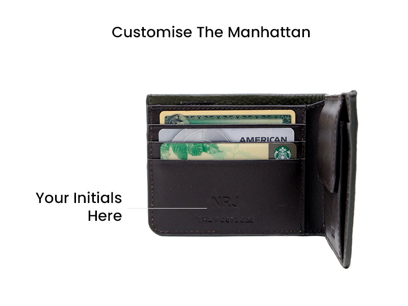 Manhattan Bifold Wallet - Moss Green