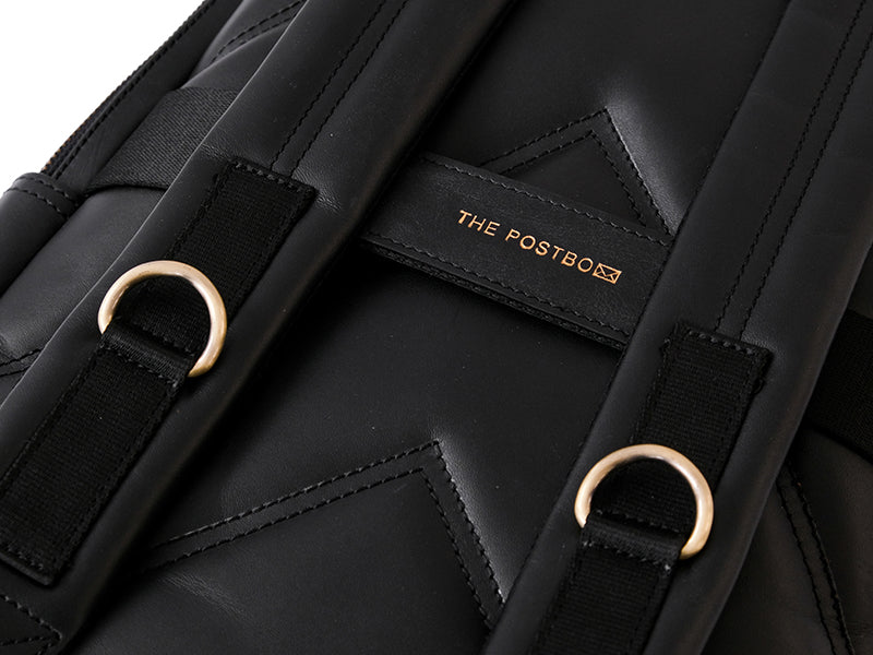 Pondi Backpack - Black Nappa Leather – The Postbox