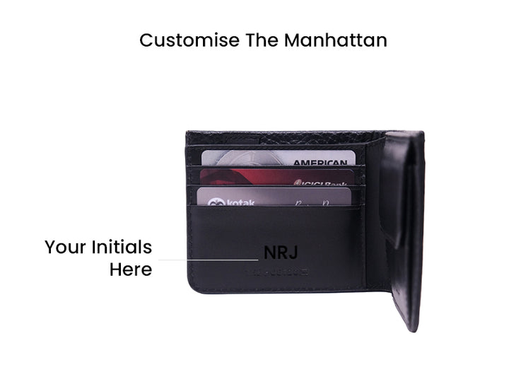 Manhattan Bifold Wallet - Black