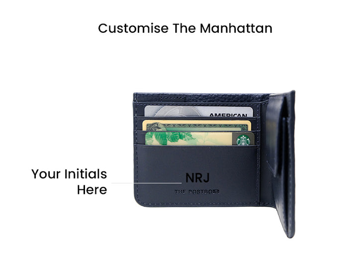 Manhattan Bifold Wallet - Deep Sea Blue