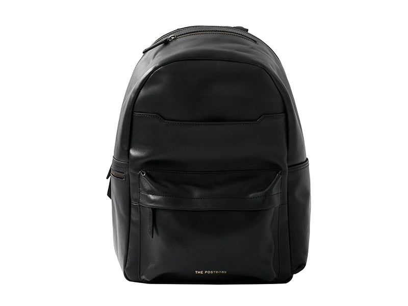 Pondi Backpack - Black Nappa Leather – The Postbox