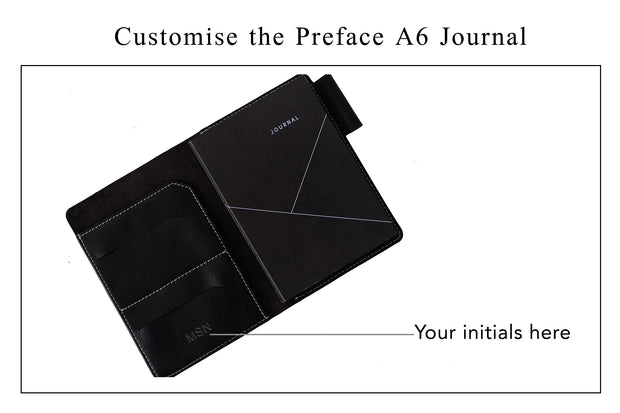 Preface - A6 Journal / Black