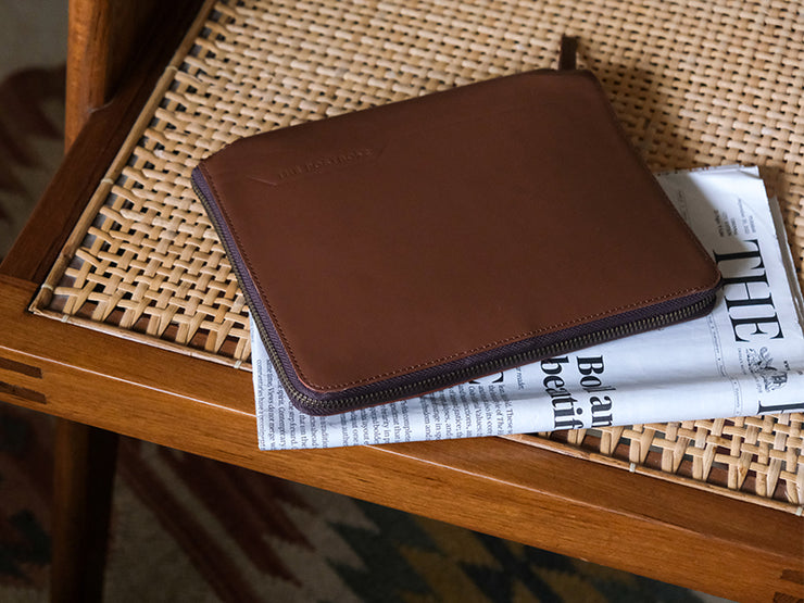 Oxford Zipper Diary Organiser - Classic Tan / 2.0