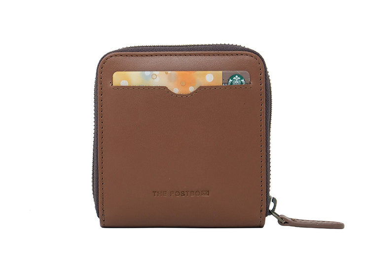 Sienna Bifold Zipper Wallet (Classic Tan)