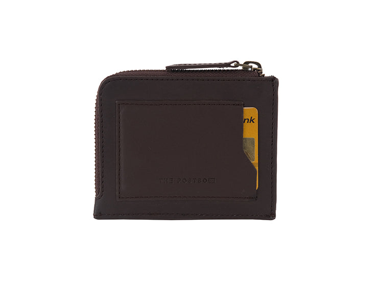 Brooklyn Zipper Wallet - Dark Tan