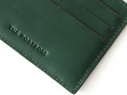 Sterling Card Holder - Emerald Green