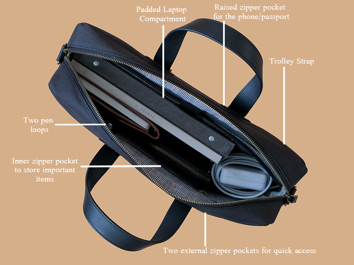 Dean Messenger - Laptop Workbag (Charcoal)