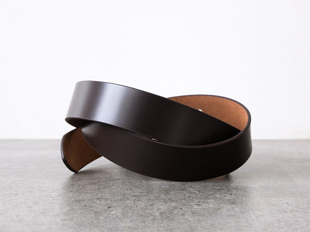 Classic Leather Belt / Dark Tan
