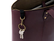 CECE - Leather Work Tote + Casa zipper Wallet - Burgundy