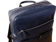The Arles Backpack - Blue Nappa Leather