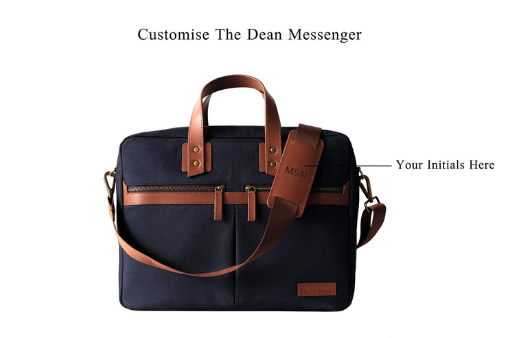 Dean Messenger - Laptop Workbag + Mavi Tech Kit (Oxford Blue)