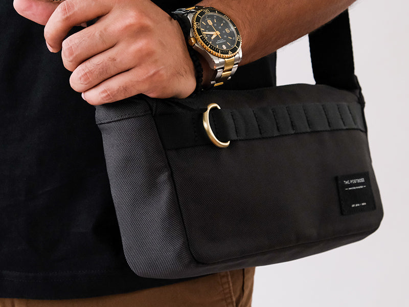 Pondi Backpack + Nara crossbody - Charcoal