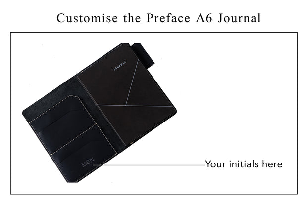 Preface - A6 Journal / Deep Sea Blue (Custom)