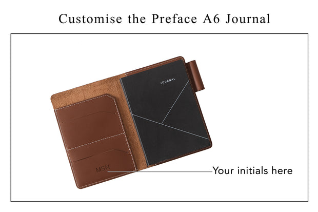 Preface - A6 Journal / Classic Tan (Custom)