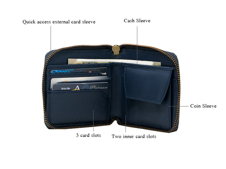 Men genuine leather wallet , wallet , zipper wallet ,men wallet , unisex  wallet , high quality wallet , gift wallet , leather wallet , women wallet  , trendy wallet – DukanIndia