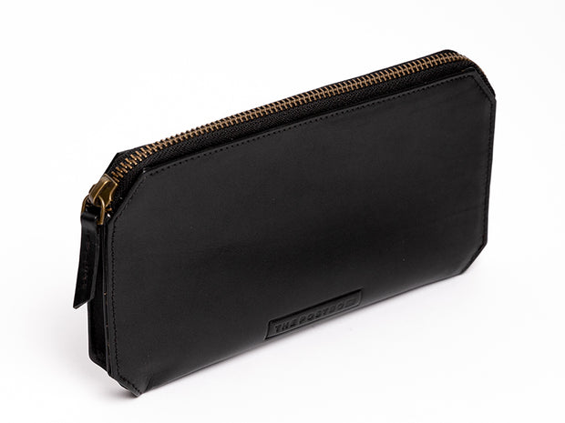 Utility Leather Pouch - Black