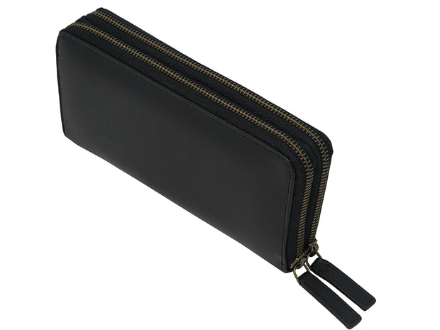 Jule Zipper Long Wallet (Black)