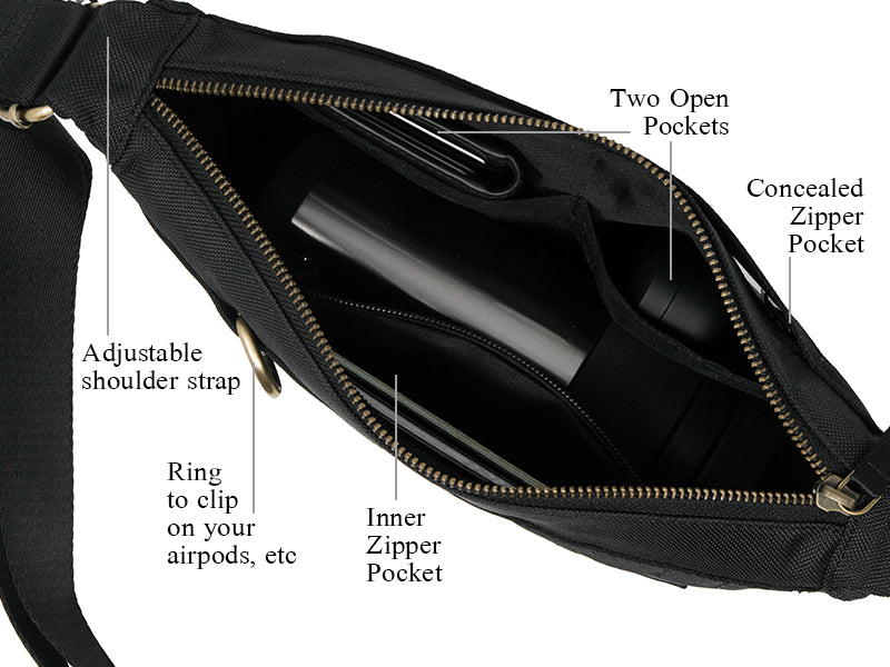 Pondi Backpack + Nara crossbody - Charcoal