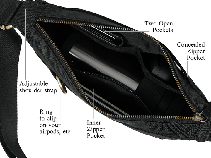 Pondi Backpack + Nara crossbody - Charcoal