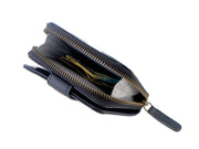 Sienna Bifold Zipper Wallet (Deep Sea Blue)