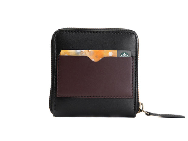 Piquant - Classic Zipper Wallet (Carbon Black)