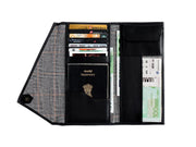 Wanderlust Passport Wallet / Black + Liberty Dopp kit / Oxford Blue